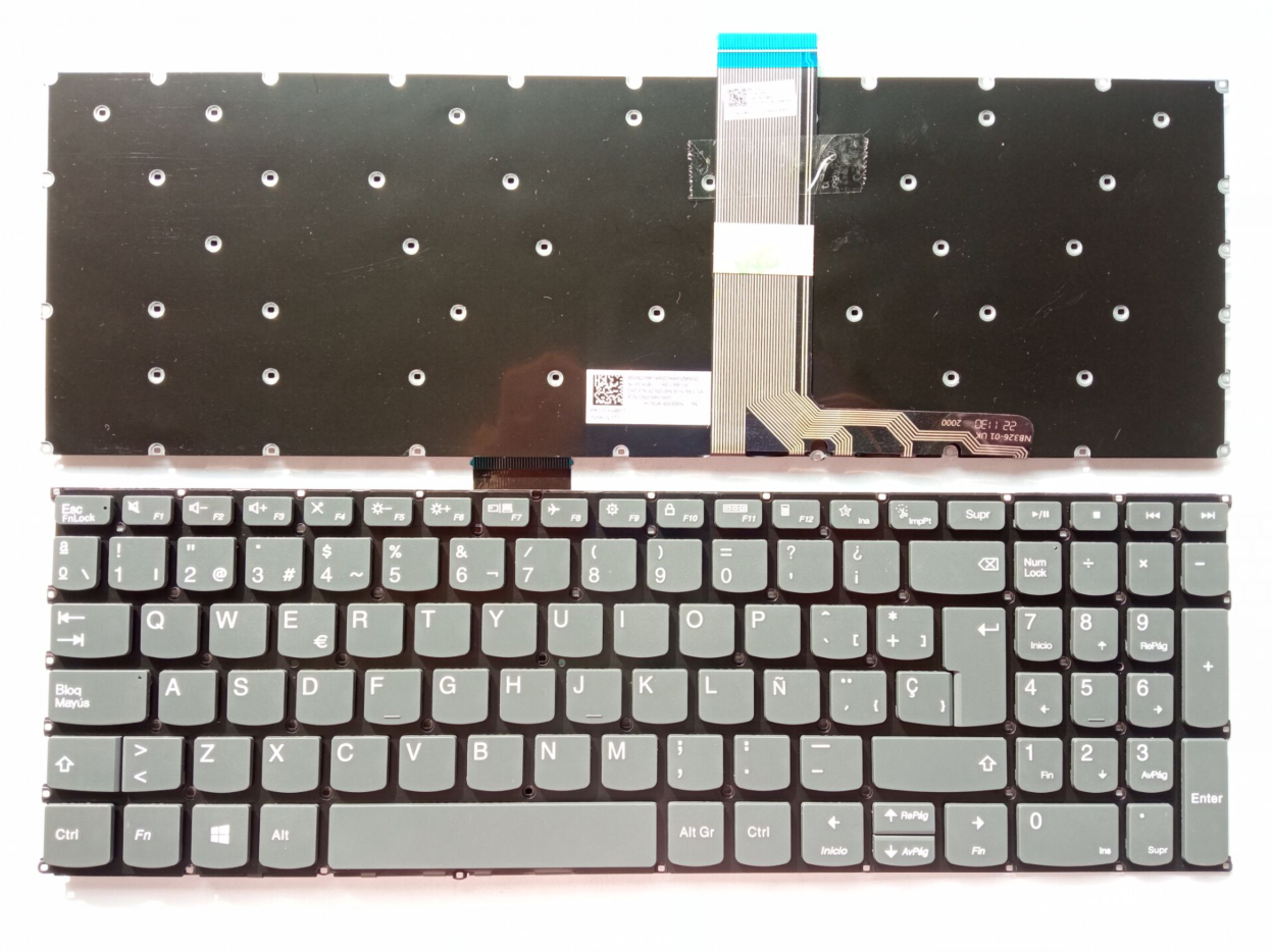 Picture of New Replacement Laptop Keyboard For LENOVO AIR 15 2020/S550-15/ideapad 5-15 Grey (OEM) SP Layout